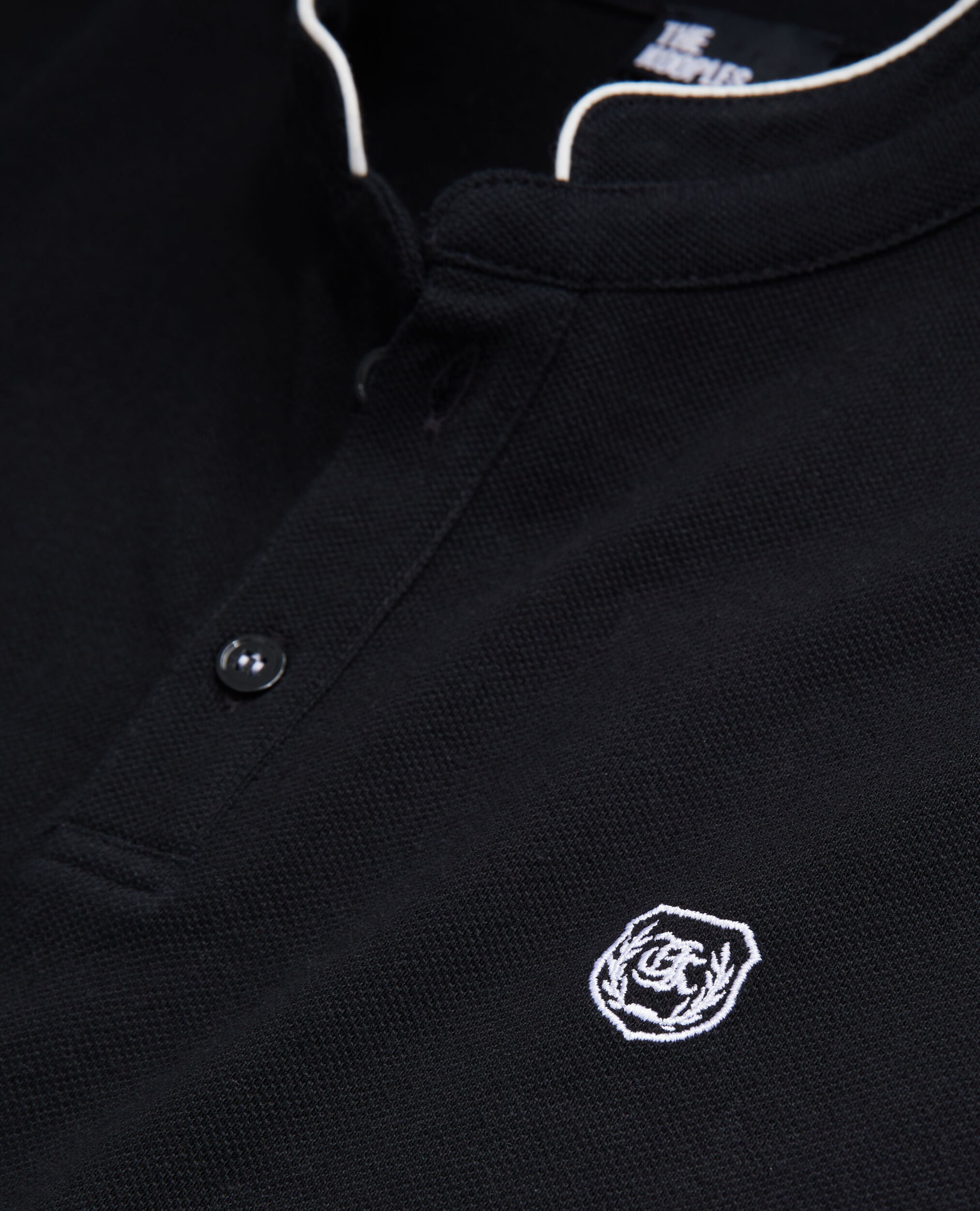Polo col officier noir