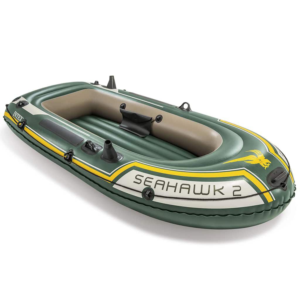 Intex Seahawk 2 opblaasbare boot met roeiriemen en pomp, 68347NP