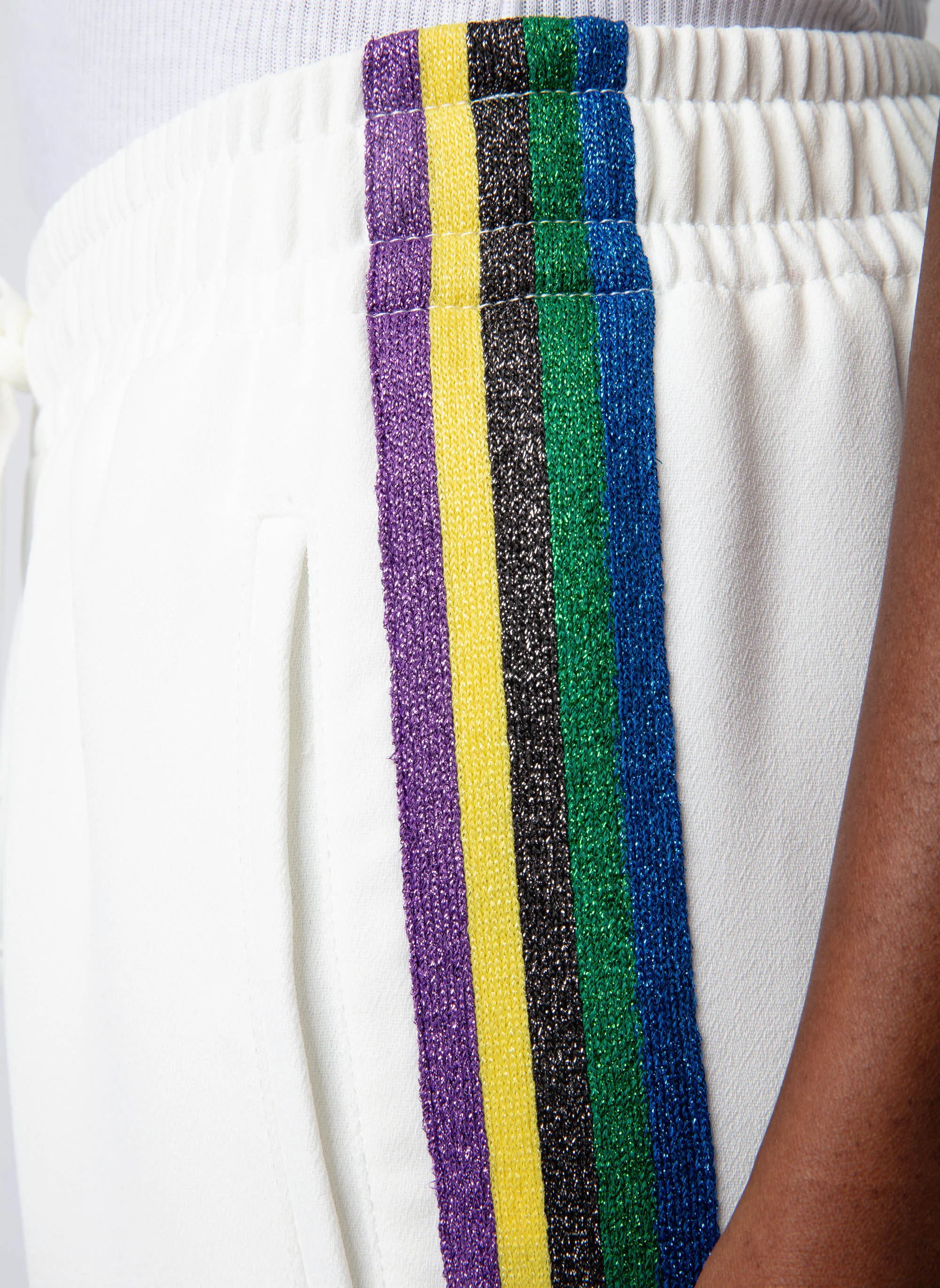 POMY - Pantalon droit| Blanc