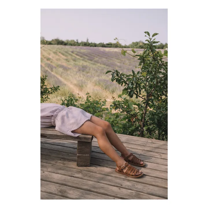 Studio Bohème Short Georgette Gaze de Coton | Parme