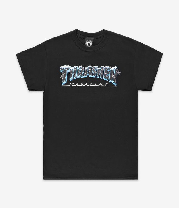 Thrasher Black Ice T-Shirt (black)