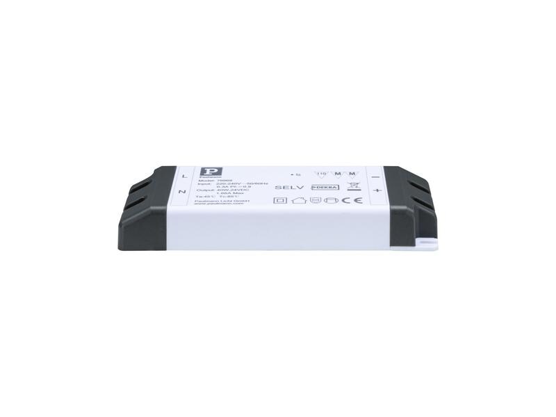 Paulmann Pro Power Supply Zubehör 230/24 V 40 VA Weiss Power Supply für professionelle 24 V ProStrip Silver und Gold