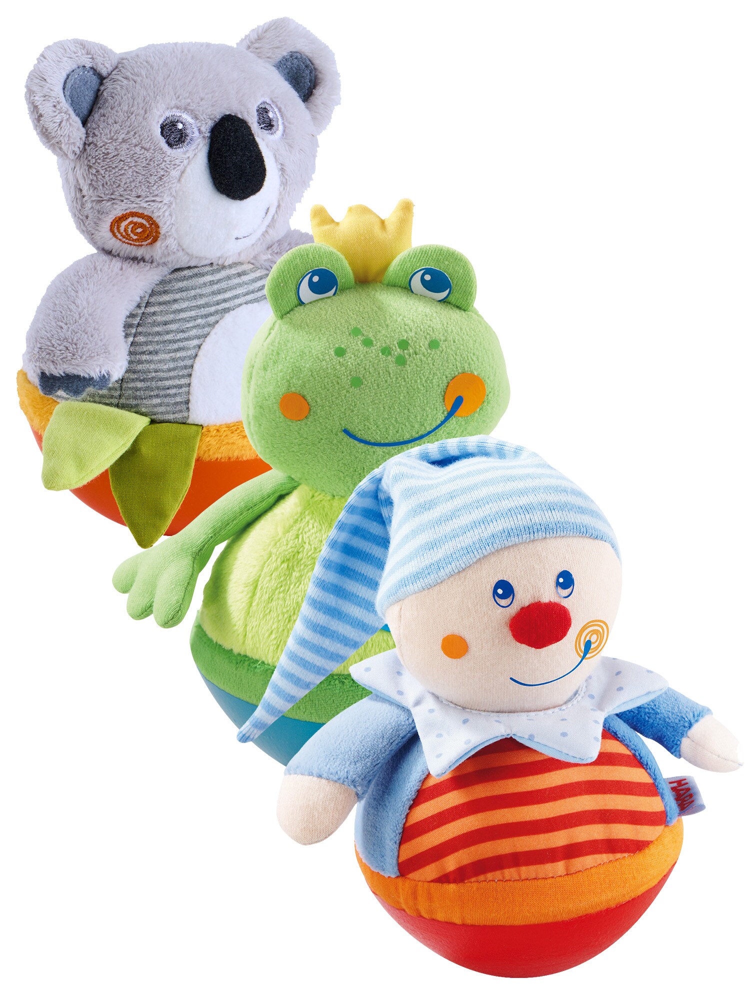 HABA Unisex Stoffpuppe Stehauffigur Kasper 1er Pack