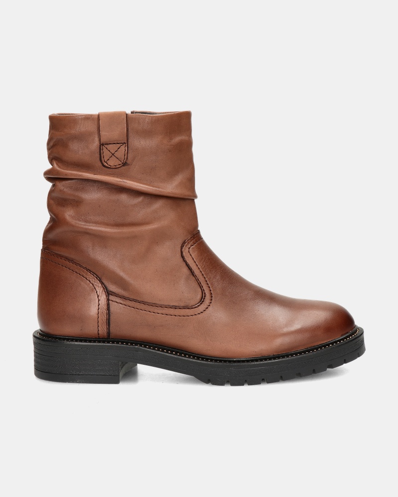 Nelson Rits- & gesloten boots  - cognac