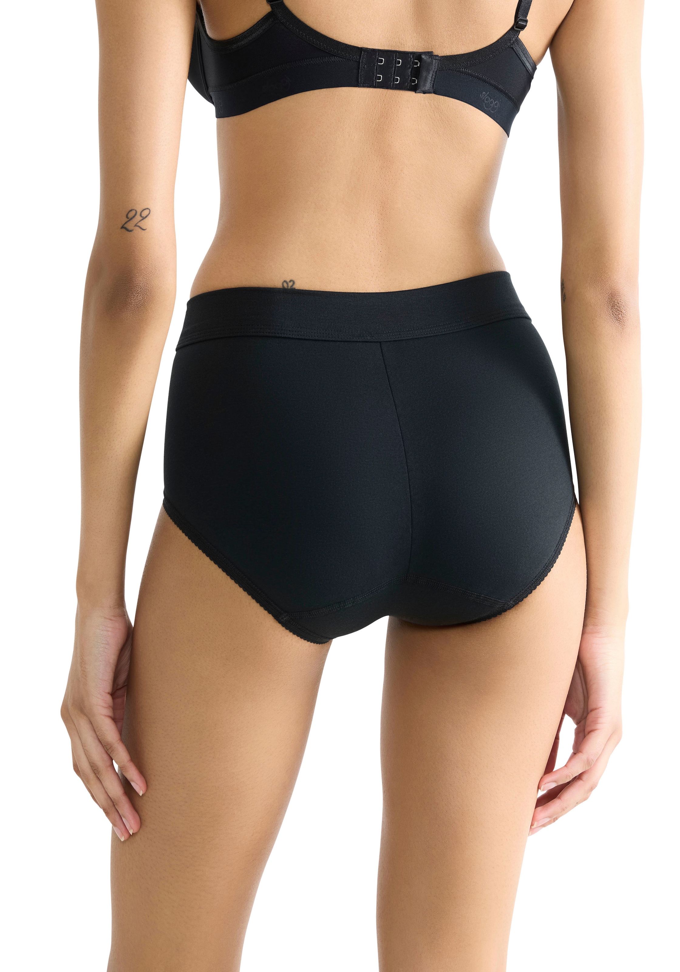 sloggi Maxislip »Double Comfort«, Baumwollmix, elastisch, weich, sportlicher Look, atmungsaktiv