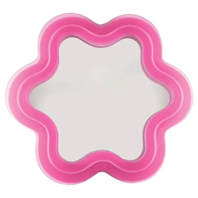Seletti Supercurve Flower spiegel met verlichting 119x108 roze