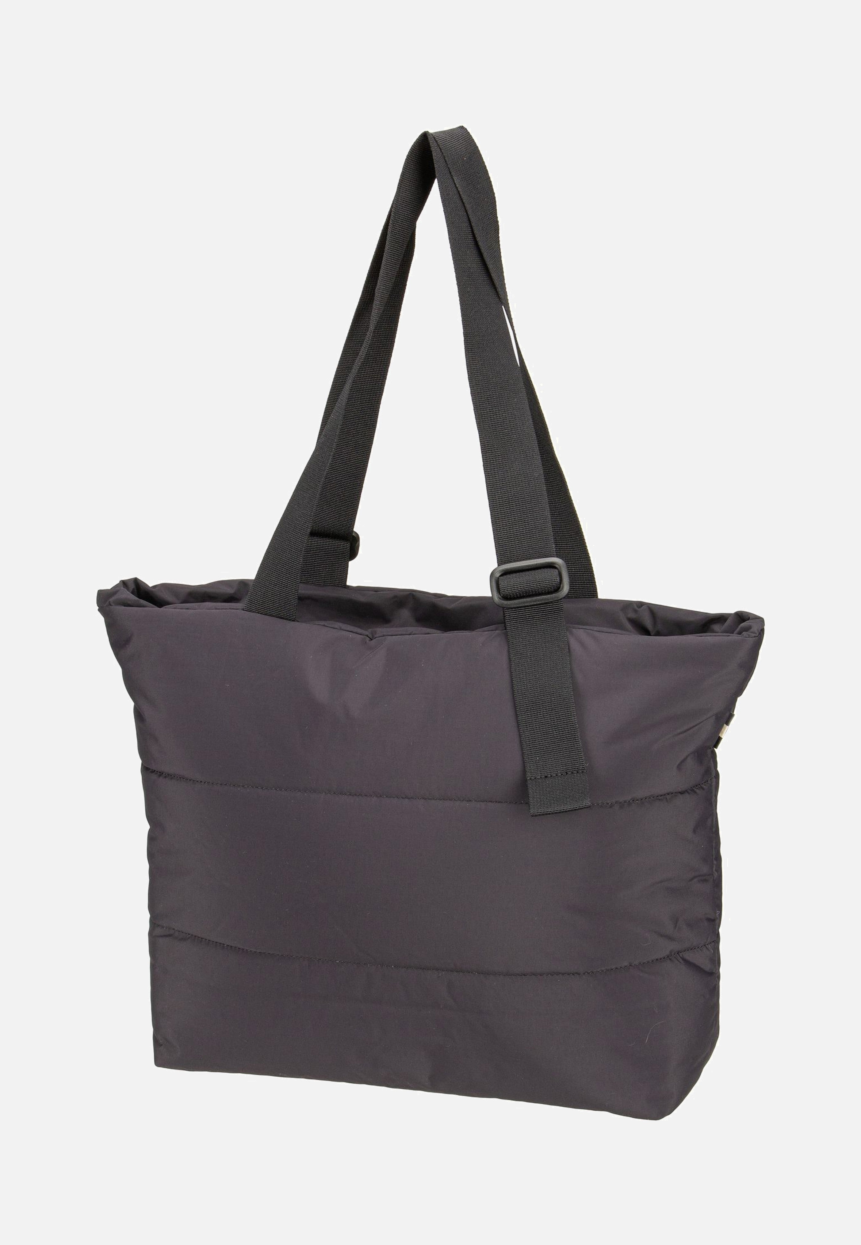 Puffer Tote Bag Monochrome Black - Shopper