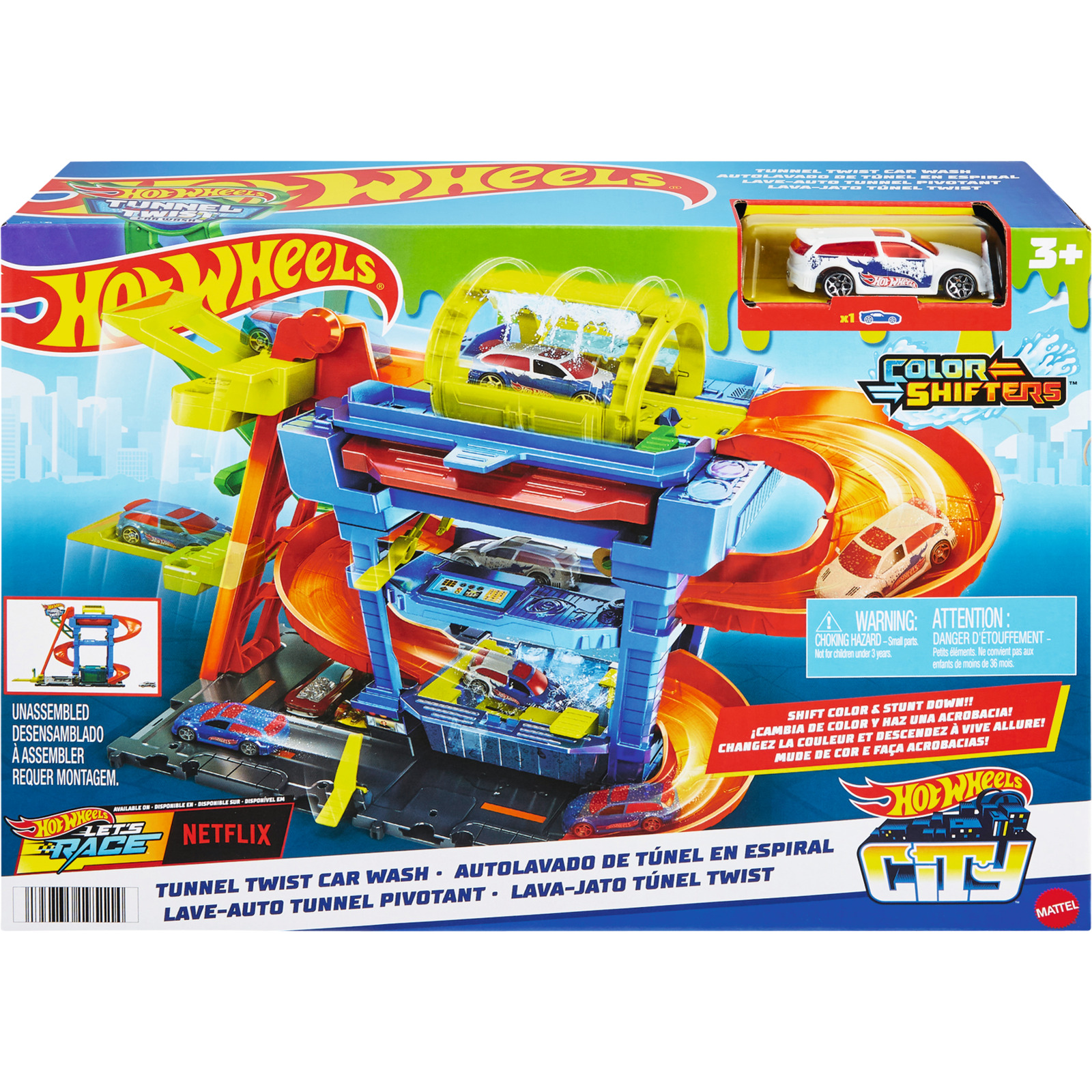 Hot Wheels City ECL Tunnel Twist Car Wash