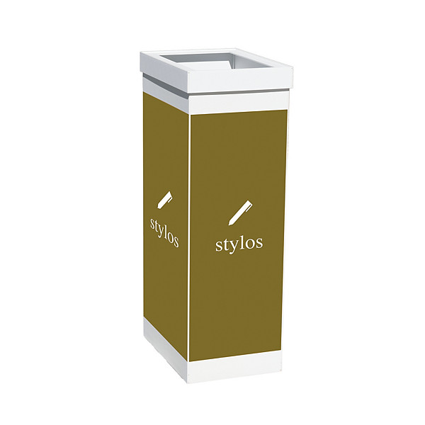 Corbeille stylos - corps blanc