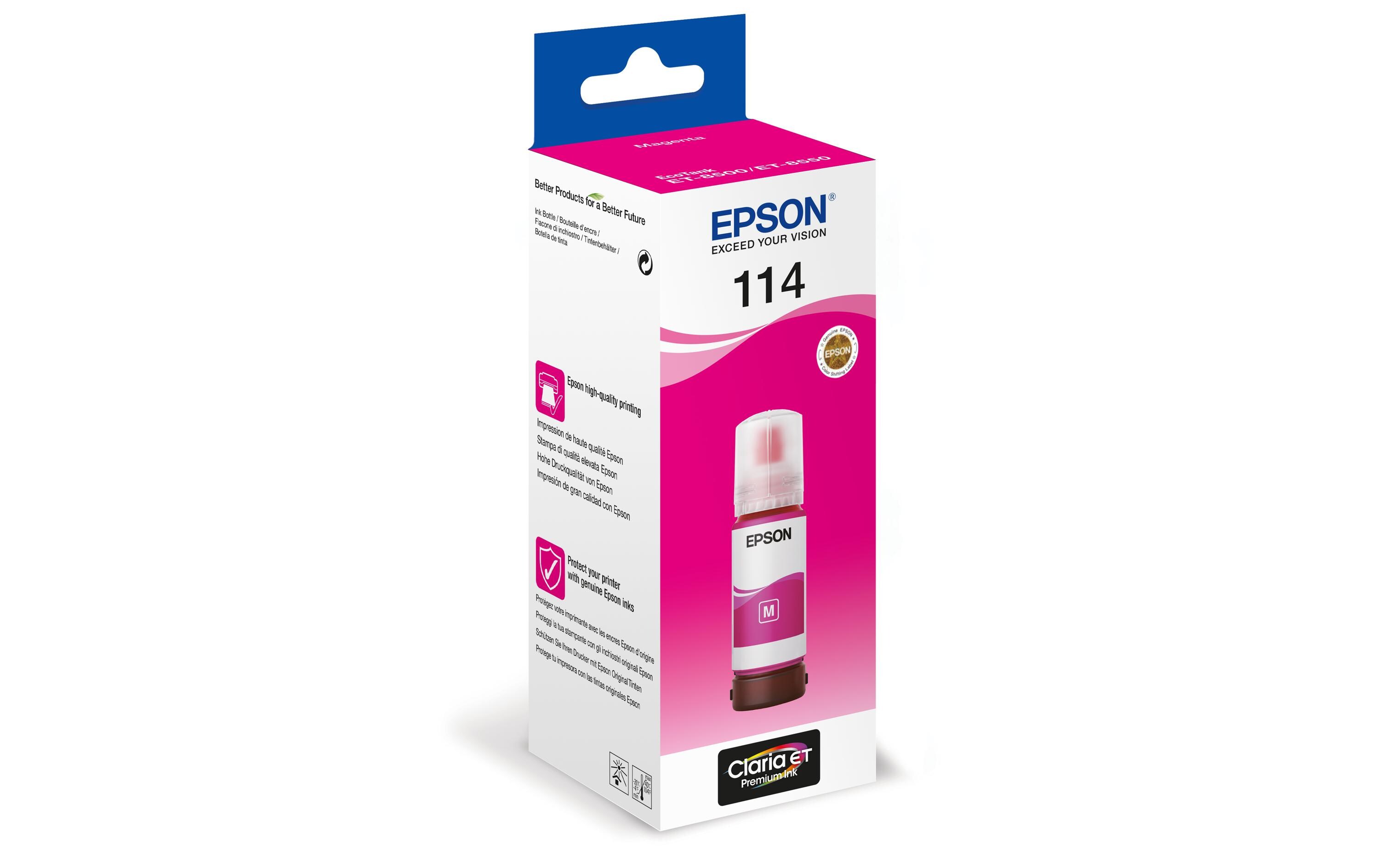 Tinte Nr. 114 / C13T07B340 MagentaDruckerpatrone: Magenta
