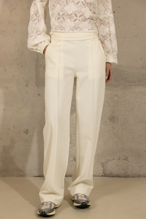 Kimara ecru dames broek