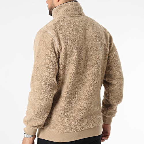 Sweat Polaire Col Zippé Fourrure SWANDRIC2 Noir