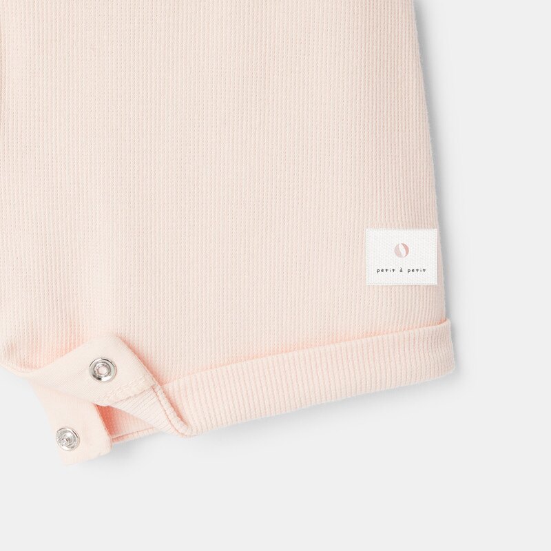 Pyjama court en coton rose naissance Absorba Rose