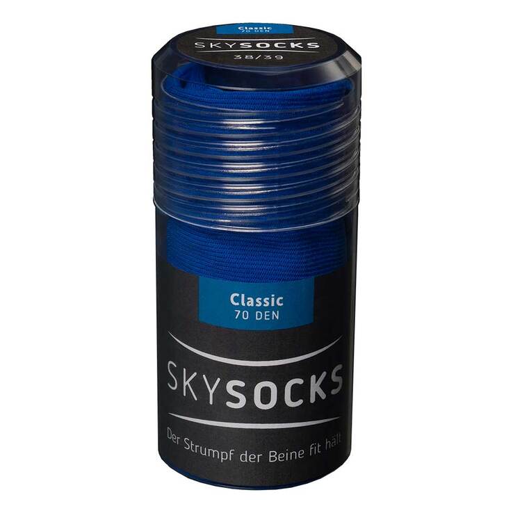Skysocks classic 70den AD 42 / 43 blue, 2 St