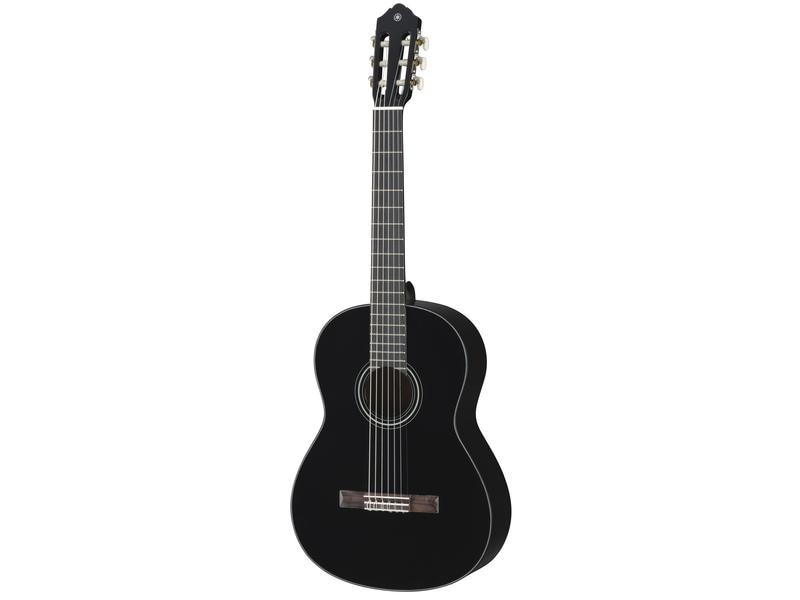 Yamaha Akustikgitarre C40BLII Klassische, schwarze Gitarre in voller Grösse