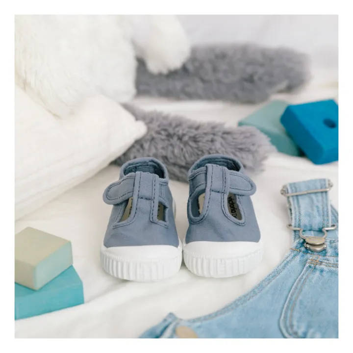 Victoria Baskets Scratchs Sandalia Tira Lona | Bleu