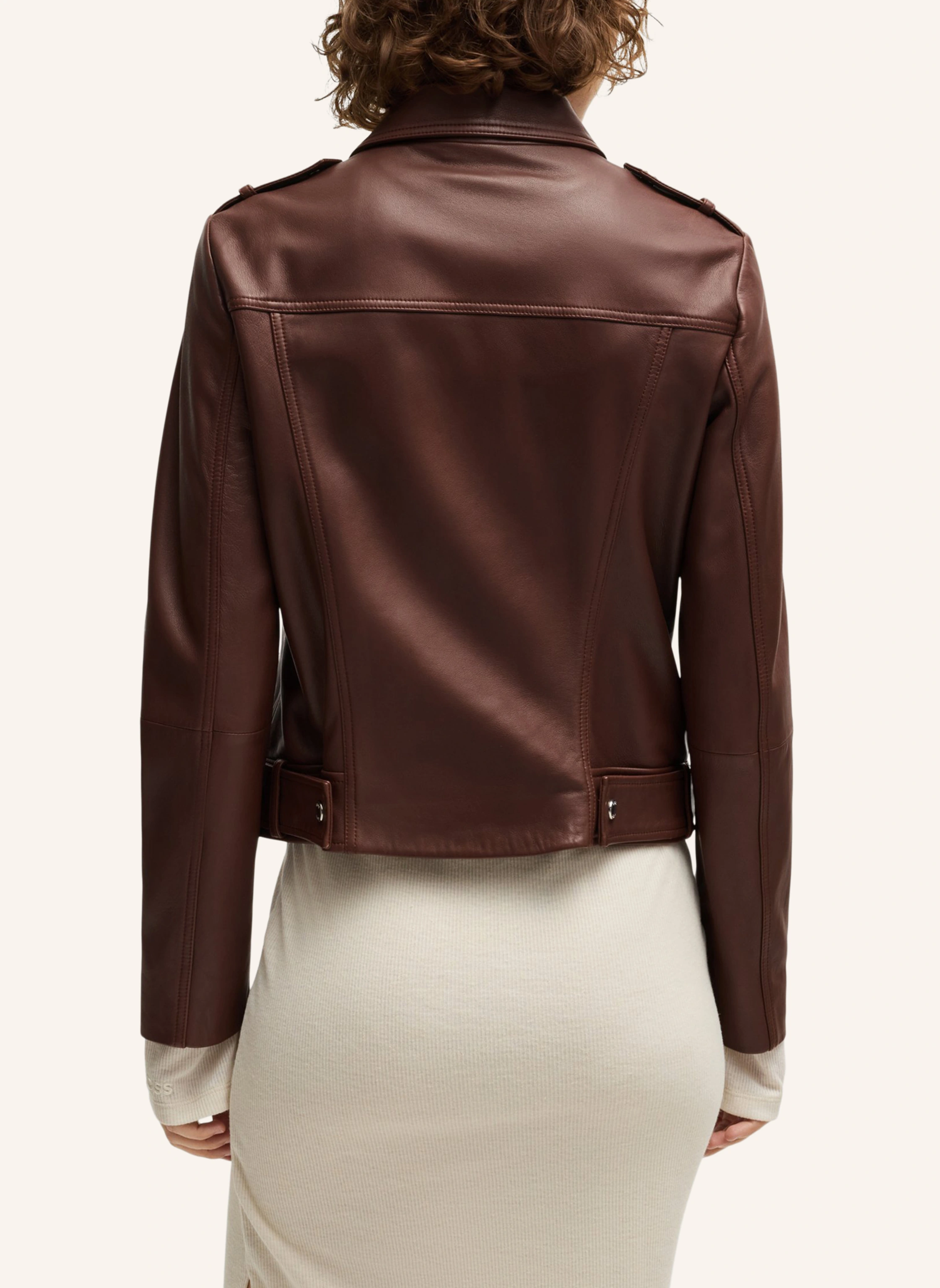 BOSS Lederjacke C_SAMELI Regular Fit