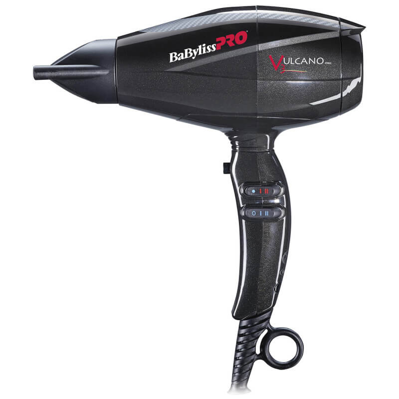 Sèche-cheveux ionic Vulcano HQ 2400W noir Babyliss Pro