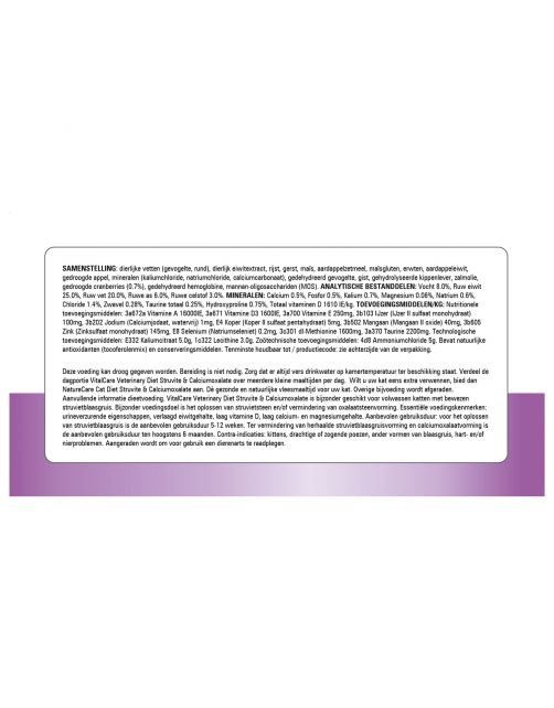 Prins Vitalcare Struviet Calciumoxalate - Kattenvoer