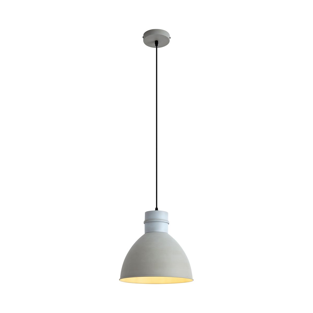 Smart hanglamp grijs 30 cm incl. wifi A60 lichtbron - Dory