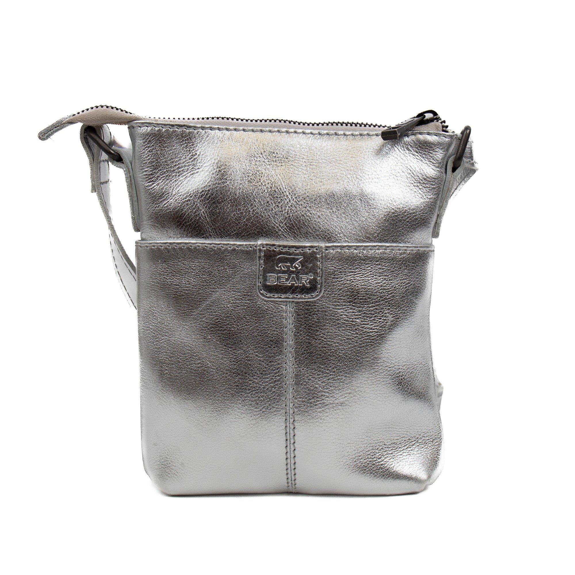 Bear Design Callisto Pelle Schoudertasje Davide Silver CP2327