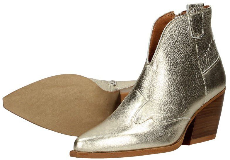 Red Rag Western laarsjes goudkleur