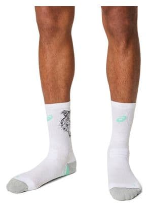 Chaussettes Asics Performance Run Crew Paris Blanc