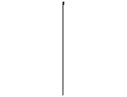 VIDAXL - Porte verre Porte coulissante noir 90x205 cm verre trempé aluminium