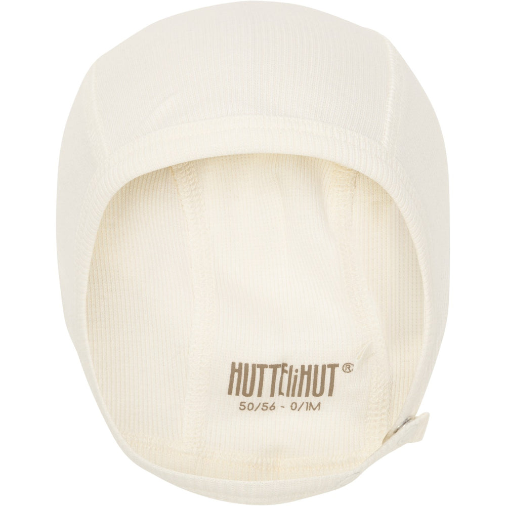 Køb Huttelihut Antique White Babyhjelm Rib