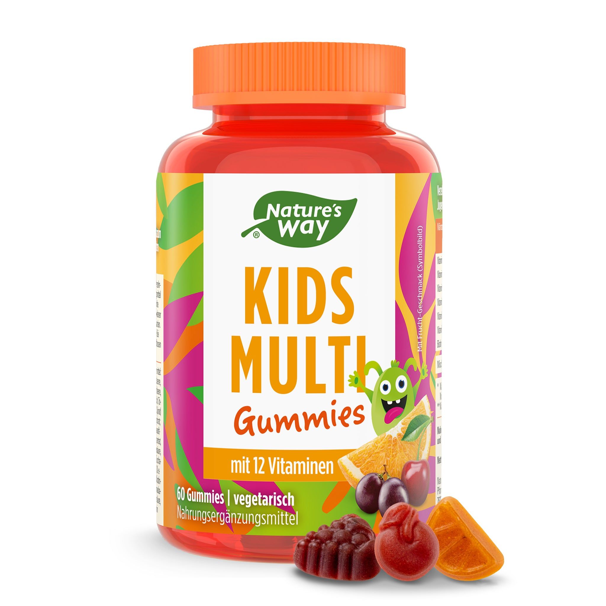 Nature's Way Kids Multi Gummies – Vitamin D Immunsystem stärken Kinder + Vitamin A, B, C & Zink
