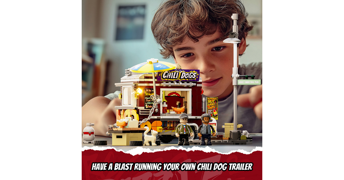 LumibricksStreet Fusion - Chili Dog Trailer Constructiespeelgoed  (F9046)