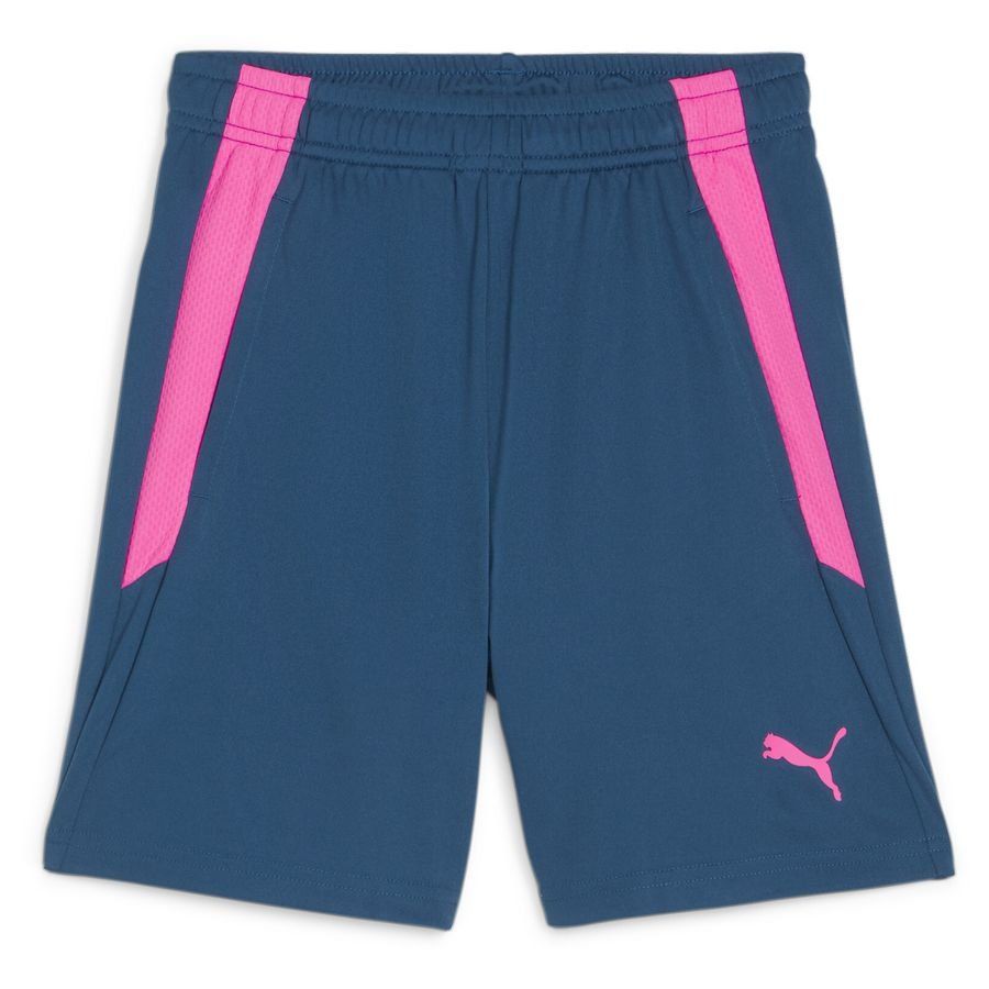 PUMA Short d'Entraînement teamLIGA 2 - Bleu Marine/Poison Pink Enfant