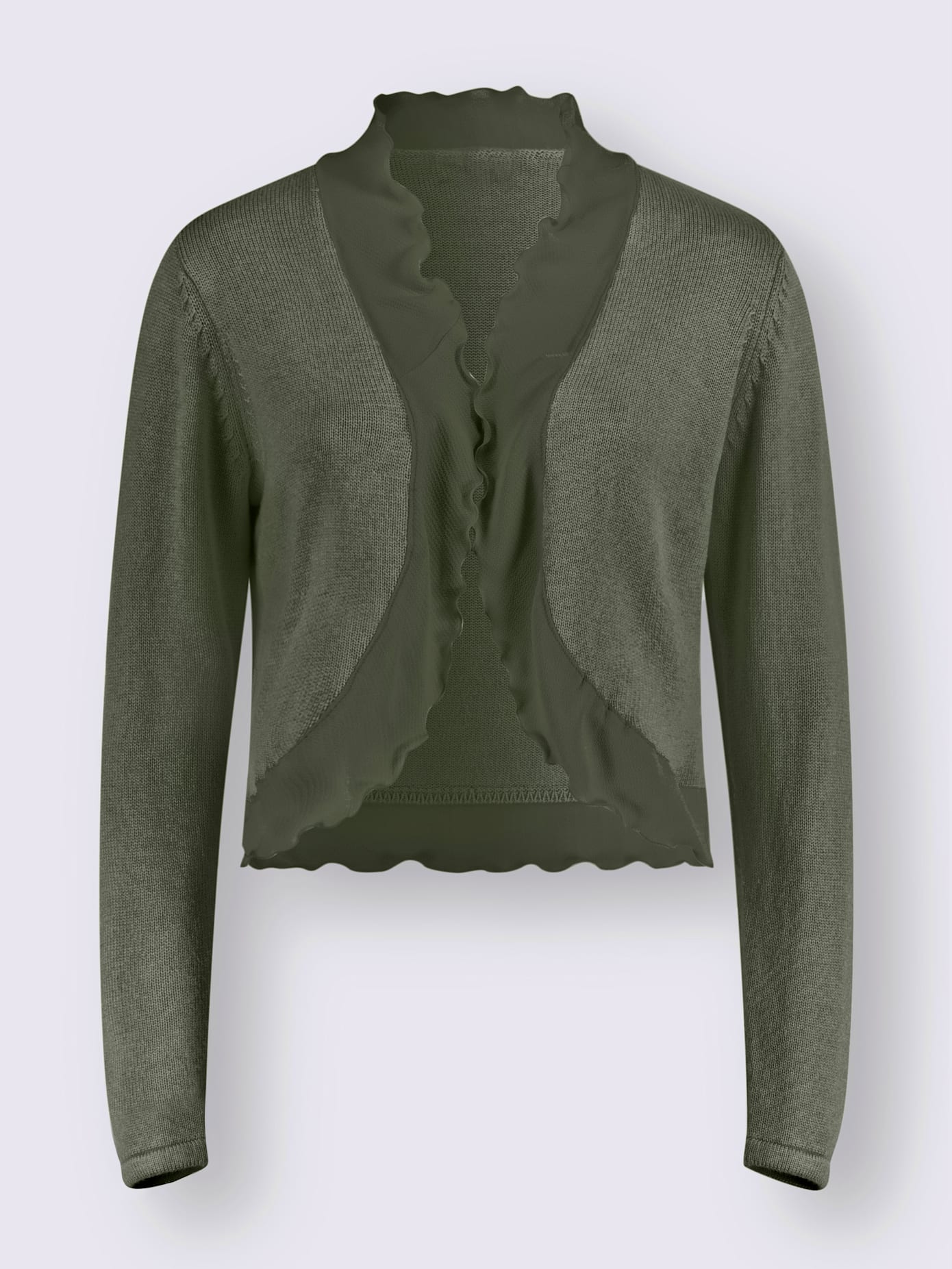 Veste en tricot contient de la soie