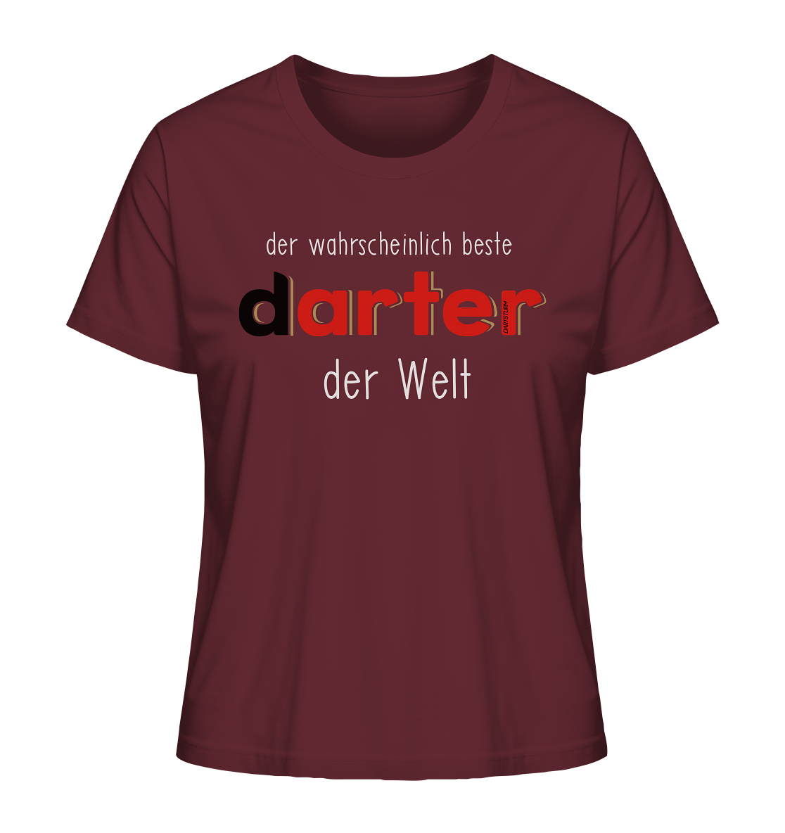 DartSturm - Der wahrscheinlich beste darter der Welt Weiß - Ladies Organic Shirt