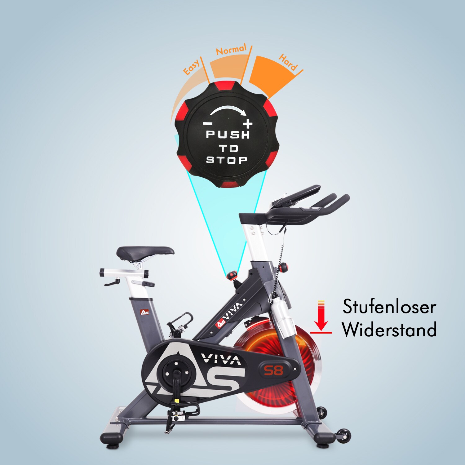AsVIVA Indoor Cycle Speedbike S8 Pro