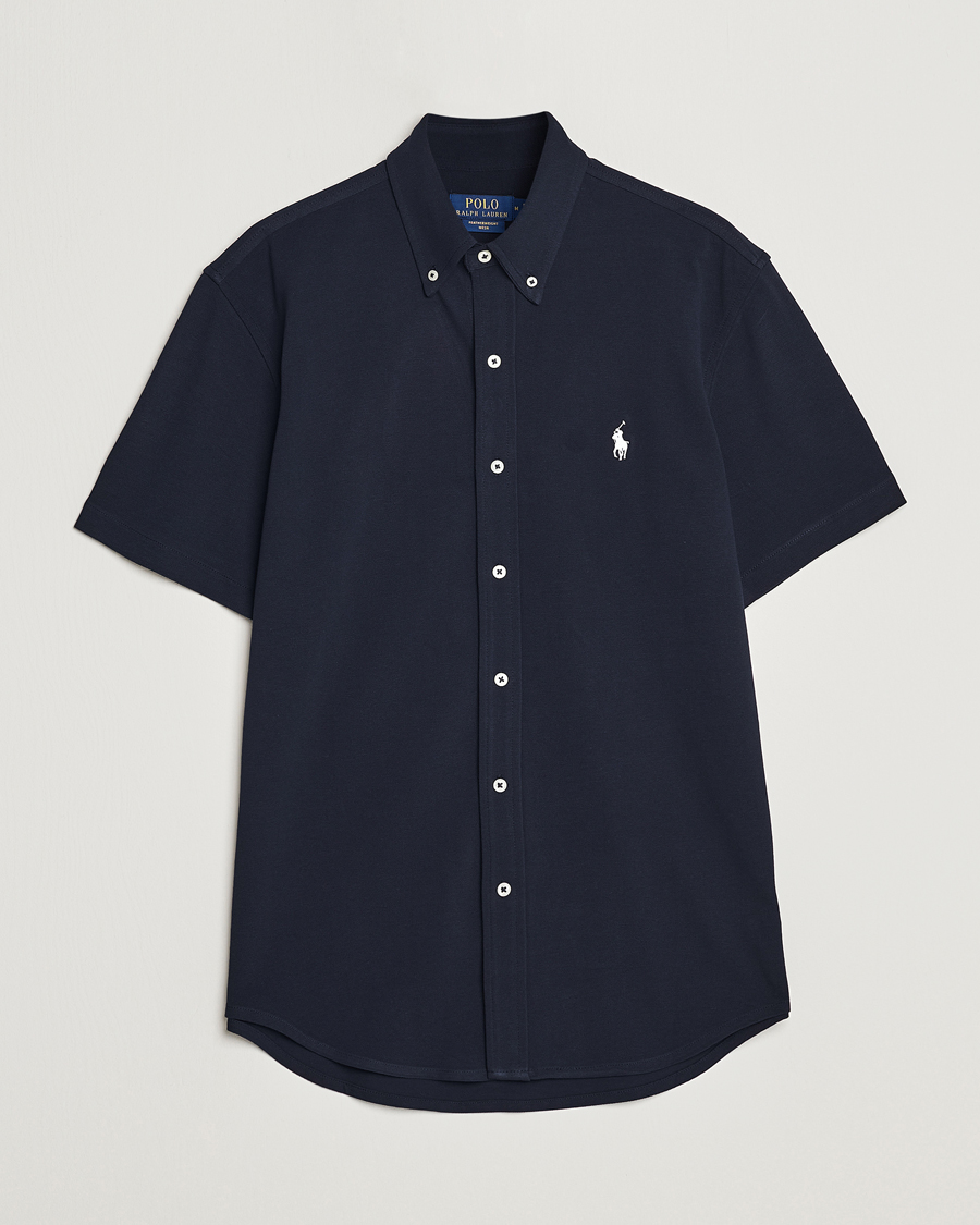 Polo Ralph Lauren Featherweight Mesh Short Sleeve Shirt Aviator Navy