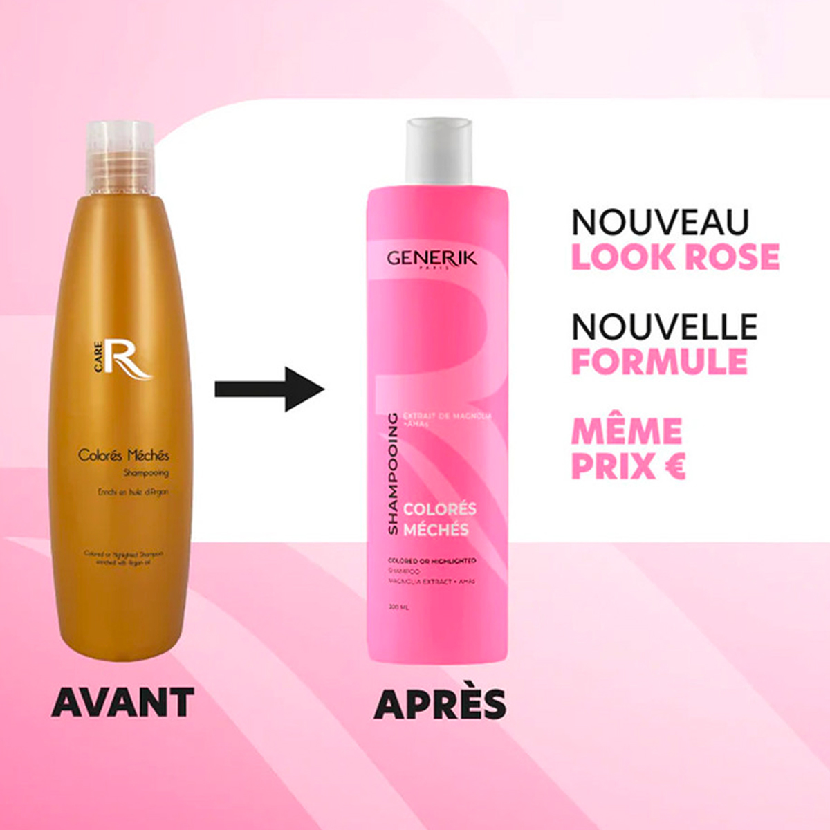 Shampoing Cheveux Colors/Mchs Generik 300 ML