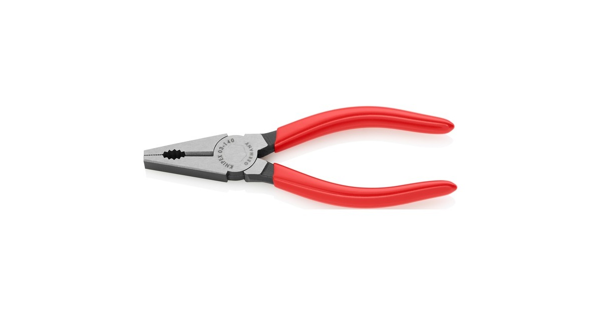 KNIPEXKombitang 03 01 140 combinatietang  (Rood)