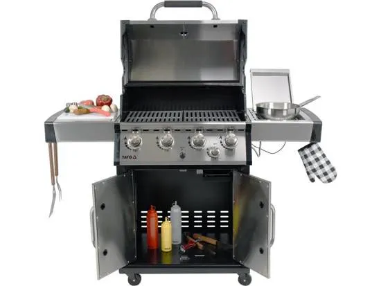 Yato YG-20013, 17500 W, Grill, Gas, 4 zone(s), 3500 W, 3500 W