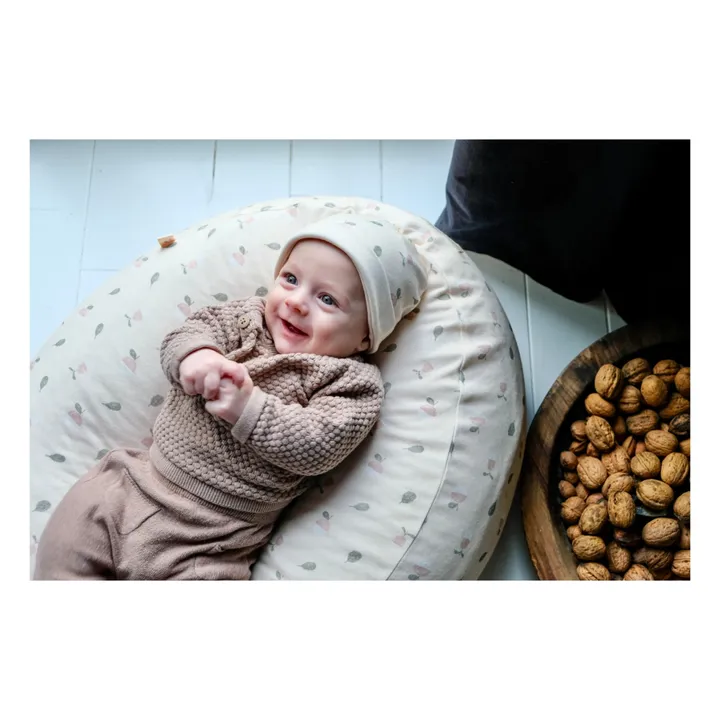 Tante Reine Housse pour nid bébé en coton bio | Ecru