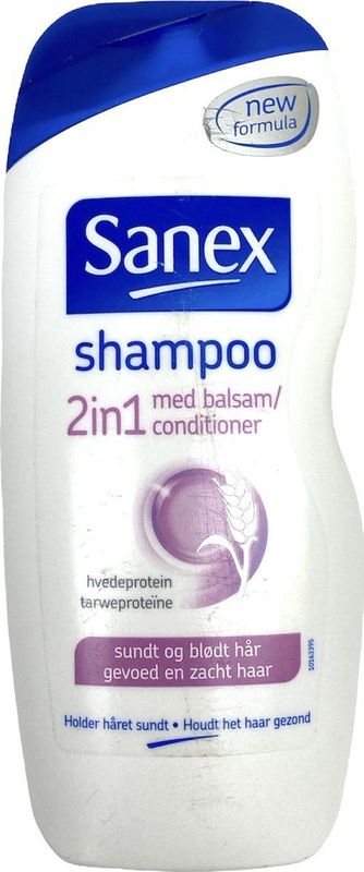 Sanex - Shampoo Med Balsam 2-In-1 - 250 ml