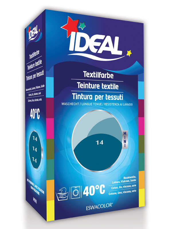 IDEAL MINI Baumwolle Color<br>1 Stück, No14 petrol