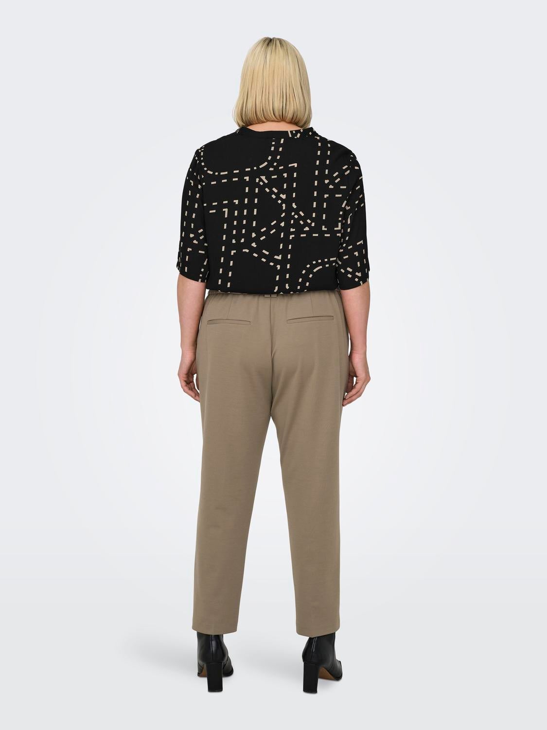 CARPEACH Hohe Taille Ausgestellt Hose Caribou