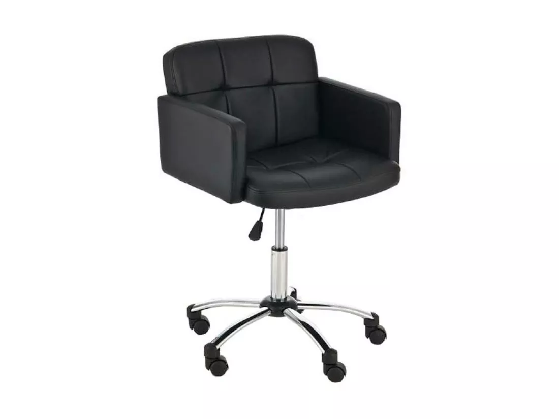 Chaise de bureau - Similicuir & Métal chromé - Los Angeles