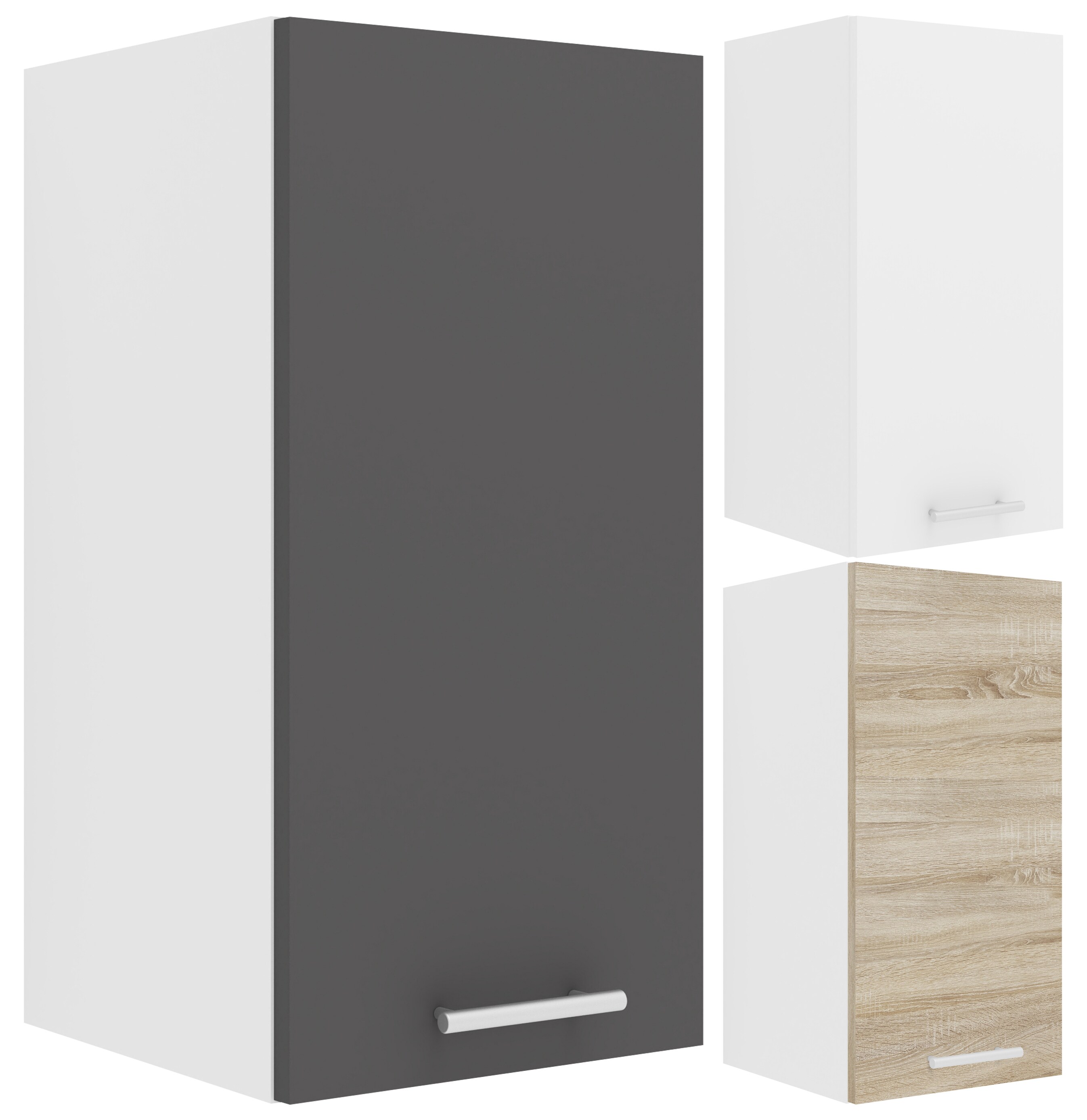 VCM Küchenschrank Breite 30 cm Holztür Hängeschrank Küche Küchenmöbel Esilo