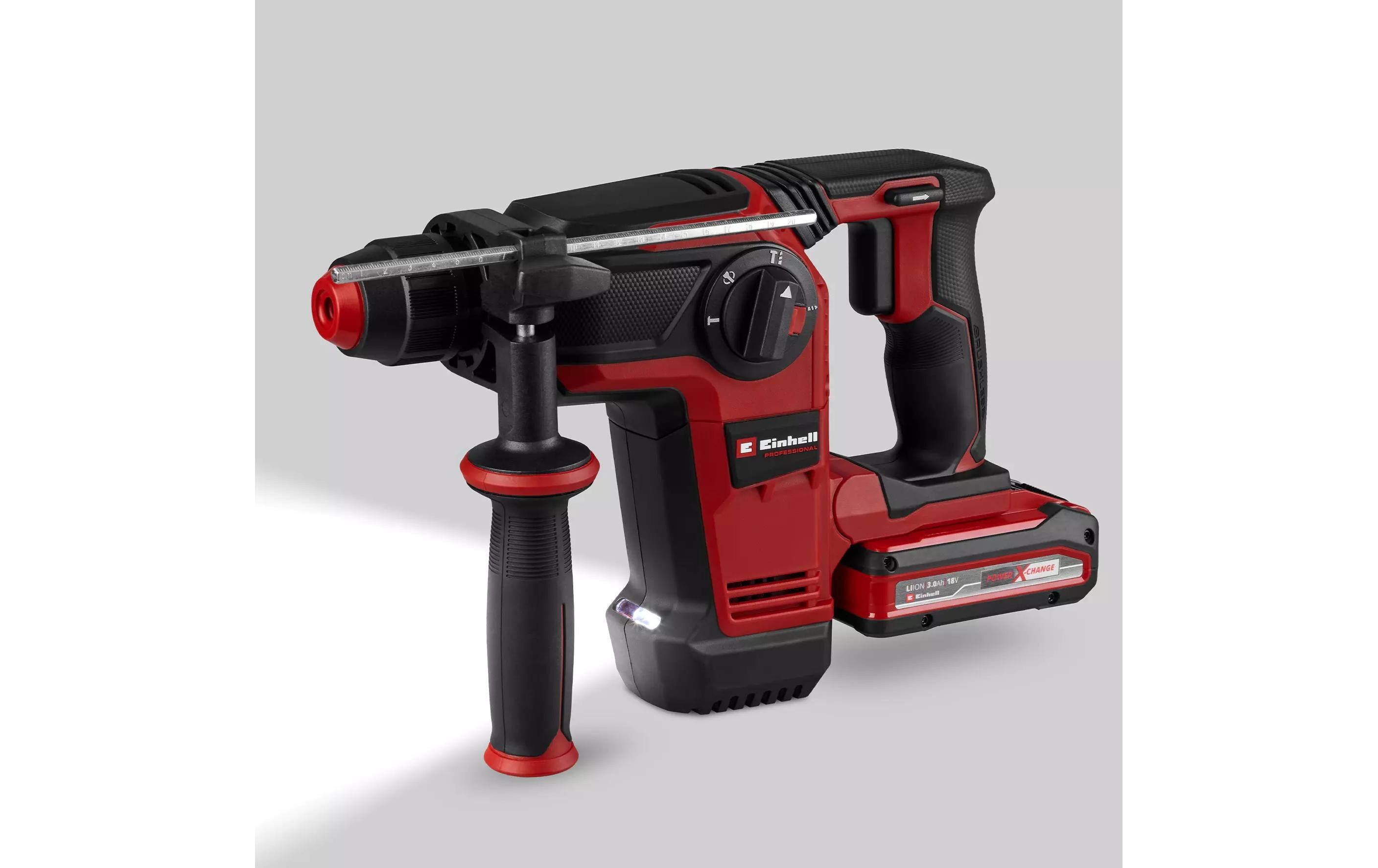 Schnurloser Bohrhammer TP-HD 18/28 Li BL+4 (1x3.0Ah+)<br>Universell einsetzbare Akku-Schlagbohrmaschine
