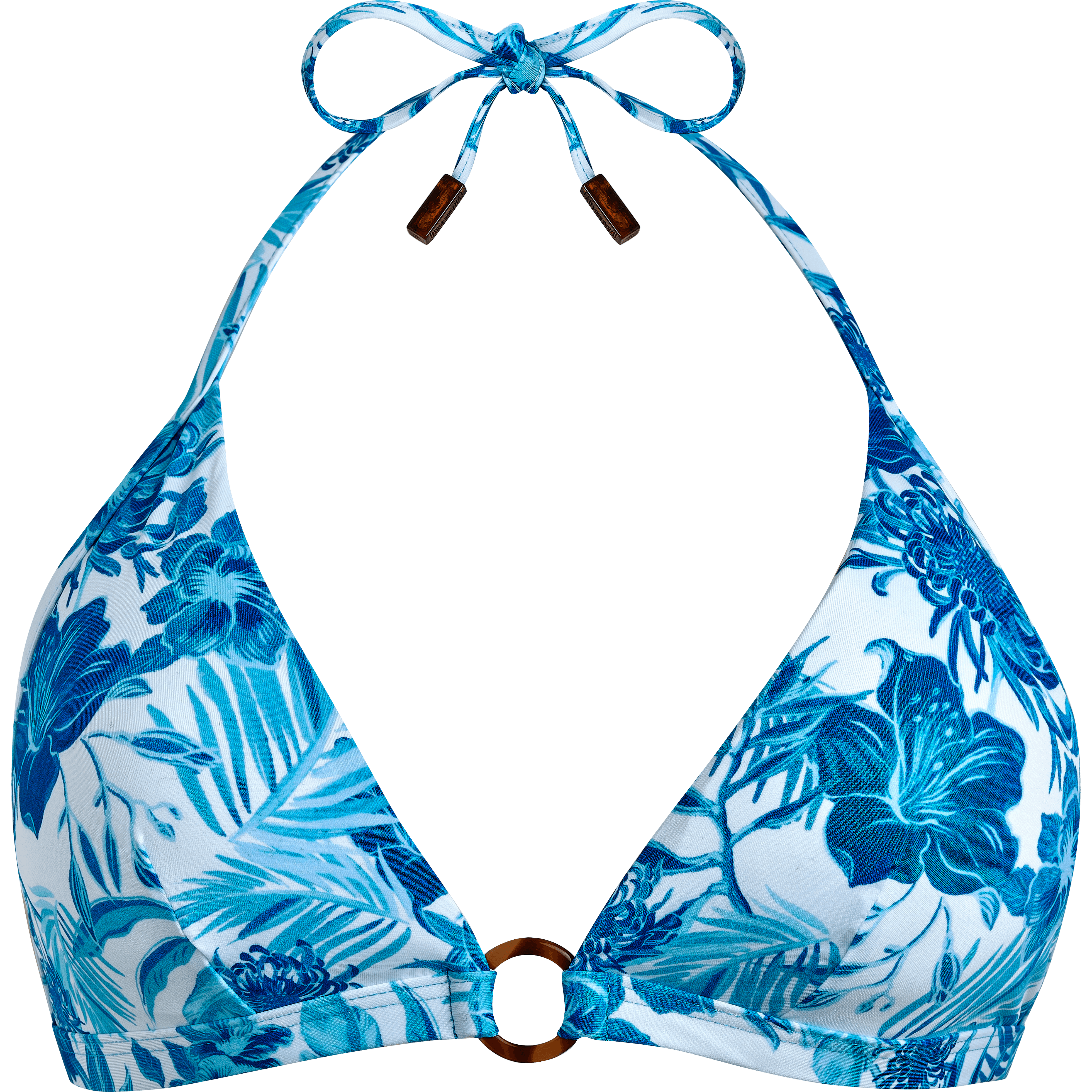 Haut de Maillot de Bain Foulard Femme Tahiti Flowers