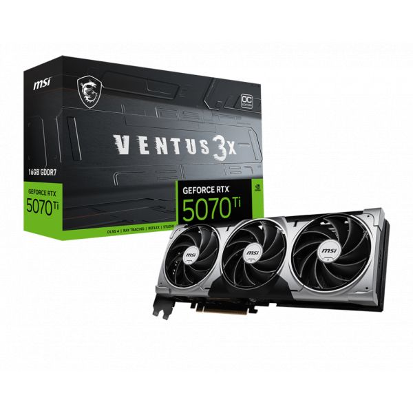 MSI GeForce RTX 5070 Ti VENTUS 3X OC 16GB GDDR7 DLSS4