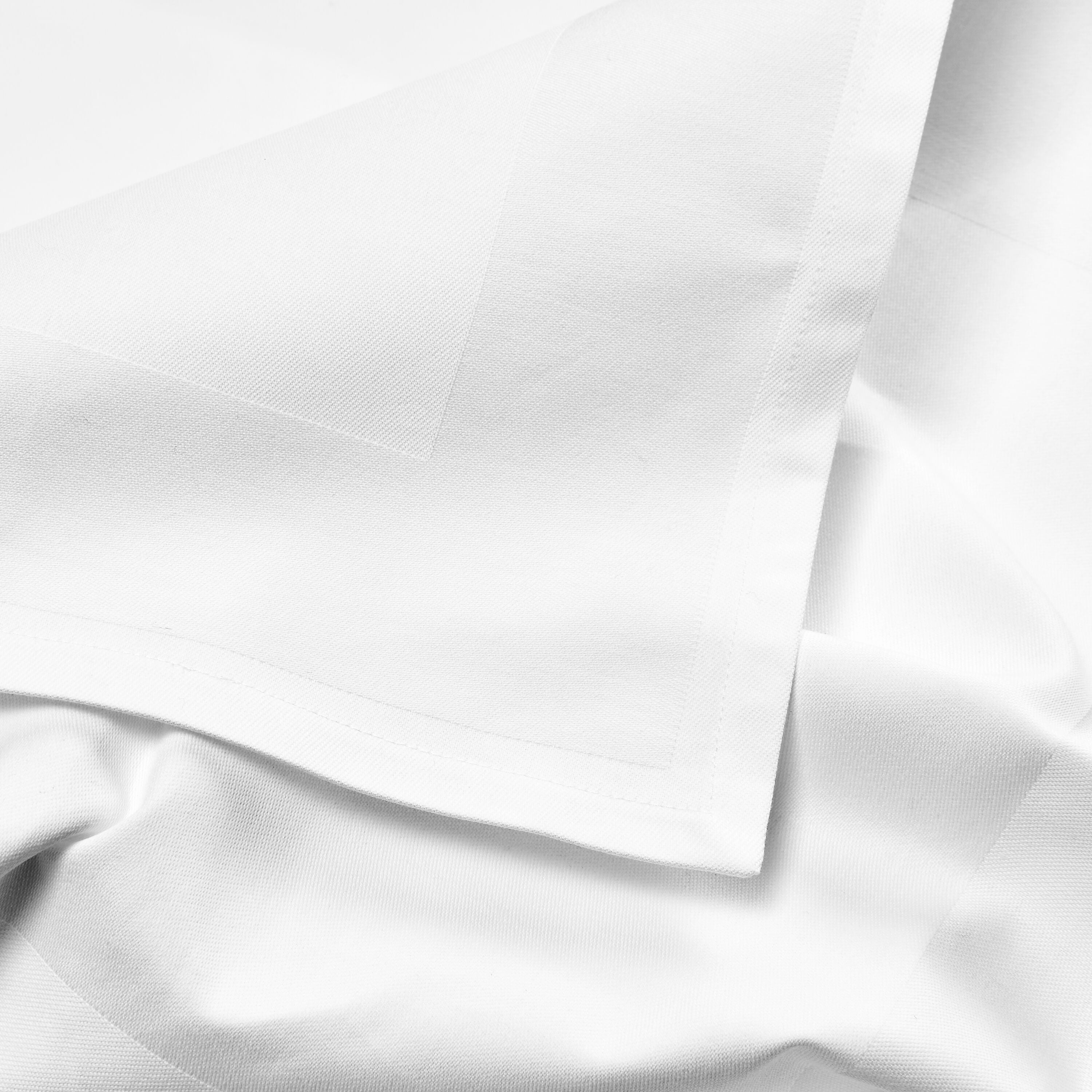 GRAND HOTEL Serviette - Weiss / B: 45.0 cm x T: 45.0 cm