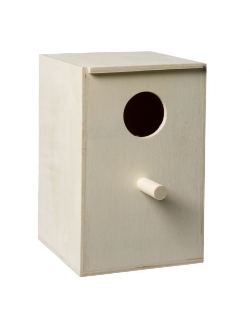 Fauna Broedkastje Parkiet Opening 45 Mm - Vogelbroedbenodigheden
